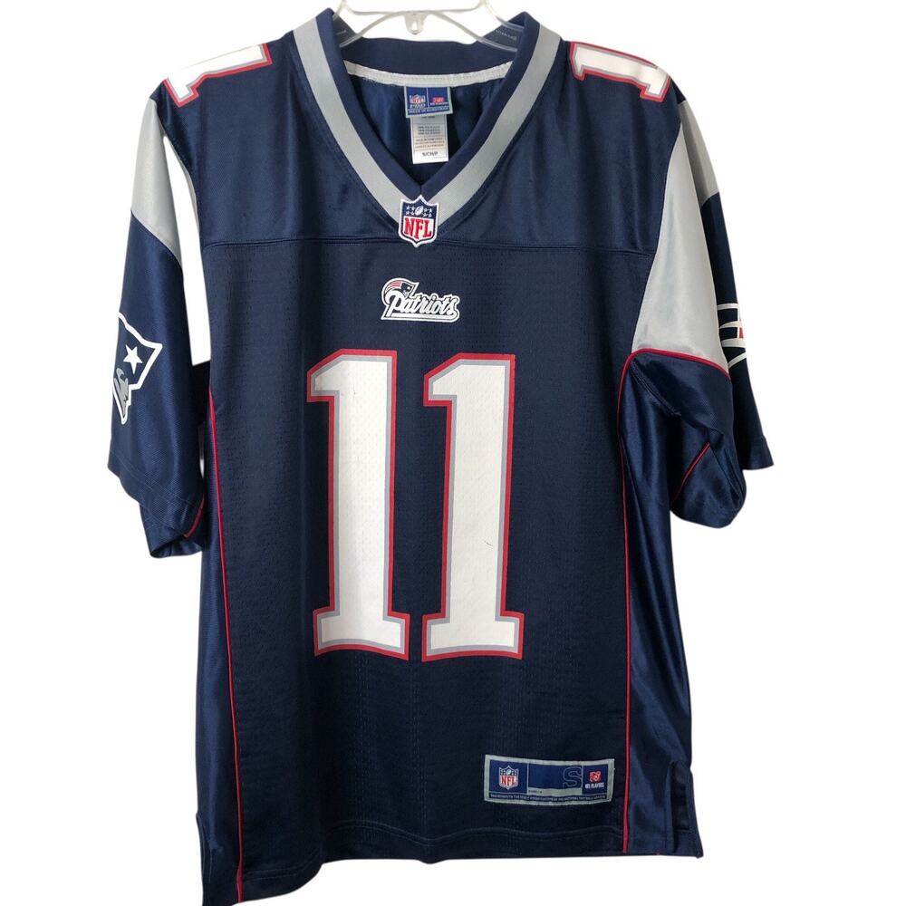 NFL Pro Line New England Patriots Edelman #11 Football Jersey Size Small